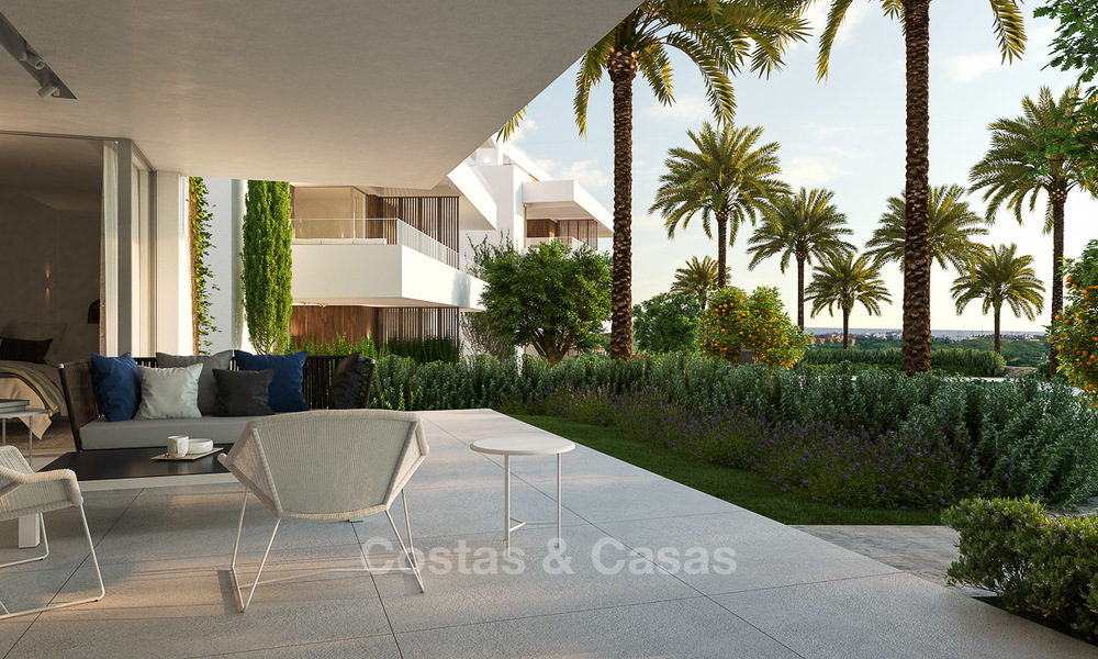 Nieuwe luxe en eco-vriendelijke appartementen te koop met zeezicht in een innovatief boetiek project in Benahavis - Marbella 3550