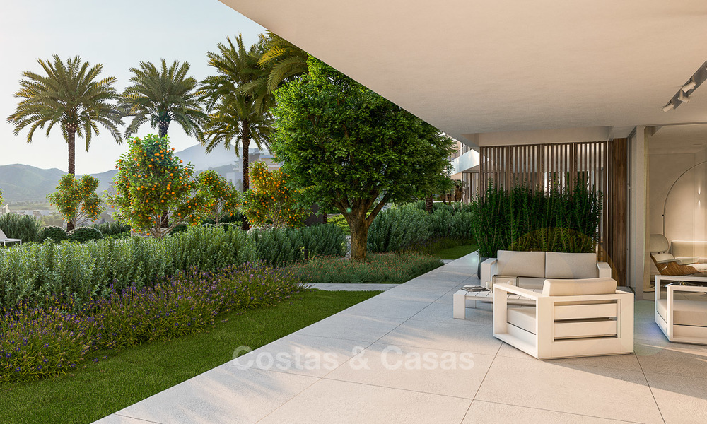 Nieuwe luxe en eco-vriendelijke appartementen te koop met zeezicht in een innovatief boetiek project in Benahavis - Marbella 3551