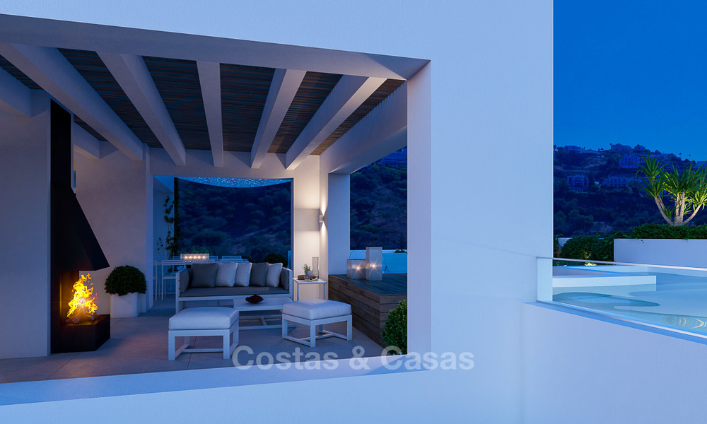 Nieuwe luxe en eco-vriendelijke appartementen te koop met zeezicht in een innovatief boetiek project in Benahavis - Marbella 3552