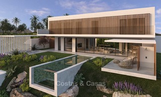 Twee nieuwe, luxueuze en moderne eigentijdse villa’s te koop in een boetiek project, Casares - Estepona 3566 