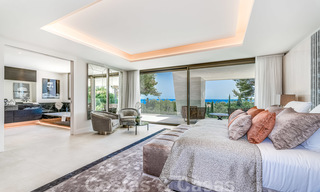 Buitengewone eigentijdse luxevilla met adembenemend zeezicht te koop in Sierra Blanca, Marbella 27028 