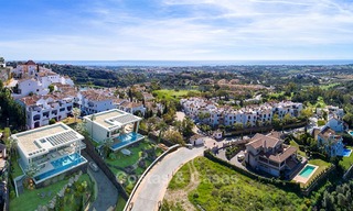 Twee moderne en eigentijdse nieuwbouw villa’s met zeezicht te koop in Benahavis – Marbella 3847 