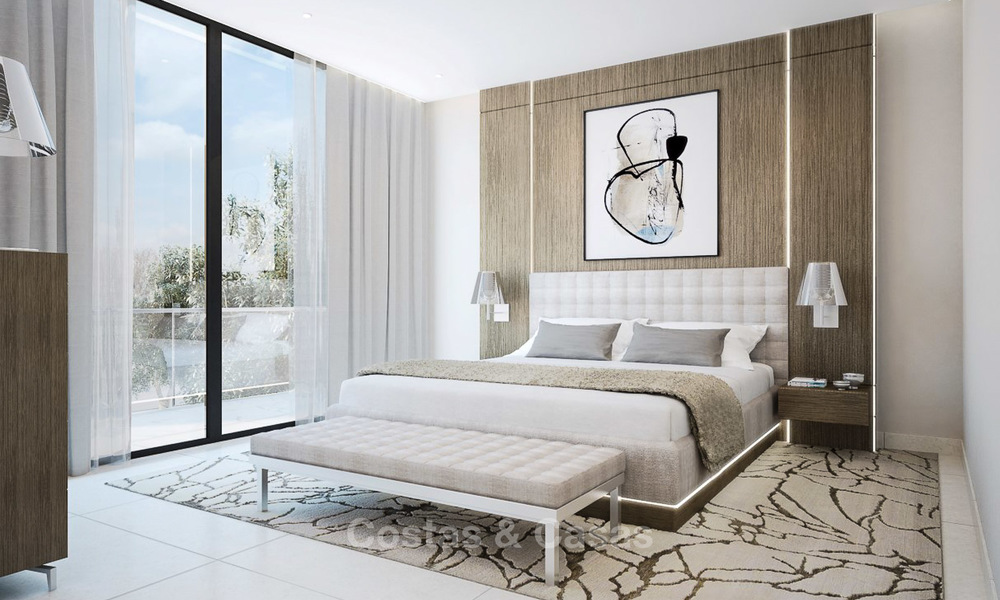 Twee moderne en eigentijdse nieuwbouw villa’s met zeezicht te koop in Benahavis – Marbella 3849