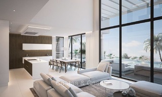 Twee moderne en eigentijdse nieuwbouw villa’s met zeezicht te koop in Benahavis – Marbella 3855 