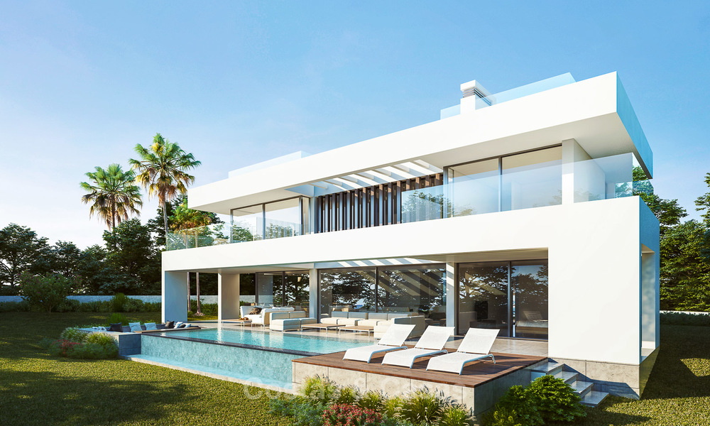 Luxe, modern-eigentijdse villa te koop met spectaculair zeezicht, Estepona, Costa del Sol 3997