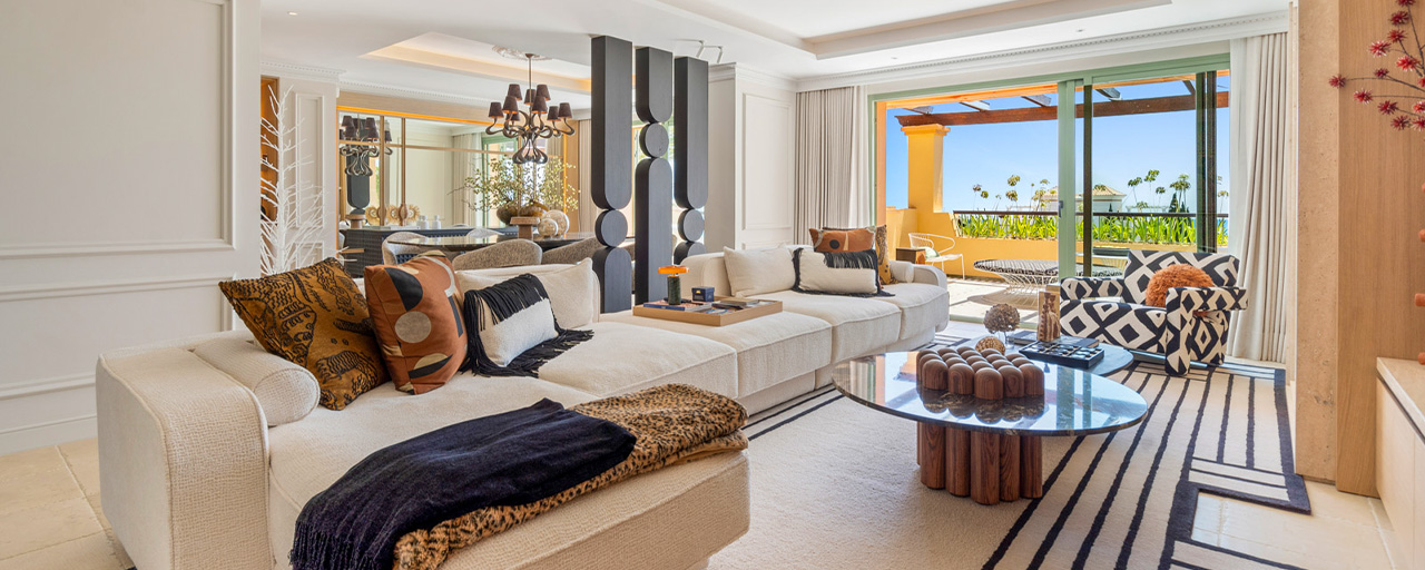 Ultra-luxueus duplex penthouse met bekroond interieur te koop in Los Flamingos Golf Resort in Marbella - Benahavis