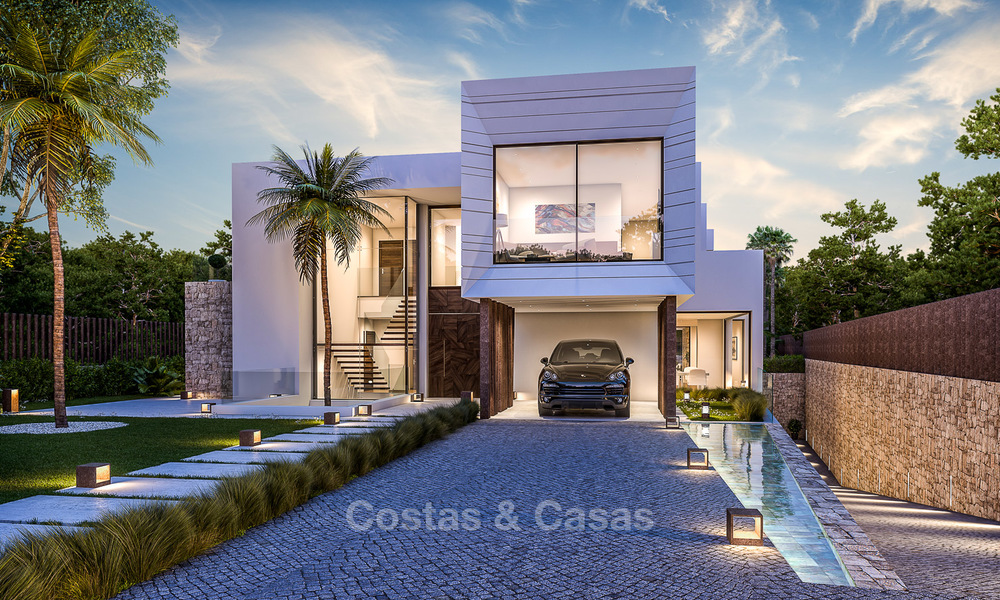 Majestueuze en luxueuze moderne villa te koop in een exclusieve strand urbanisatie, Guadalmina Baja, Marbella. 4116