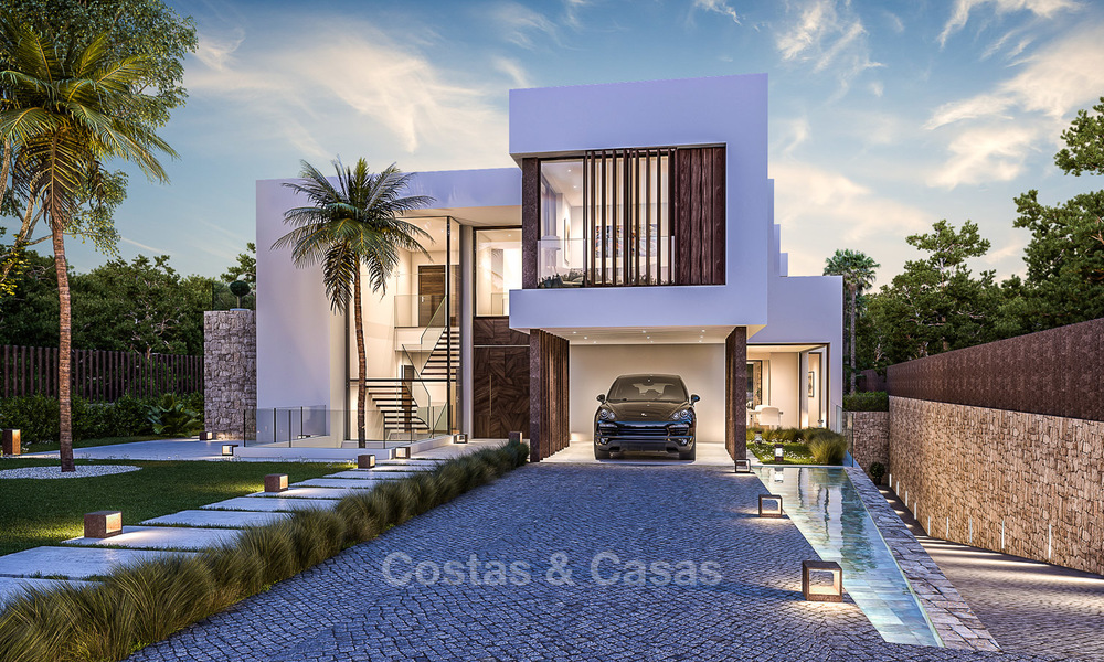 Majestueuze en luxueuze moderne villa te koop in een exclusieve strand urbanisatie, Guadalmina Baja, Marbella. 4120