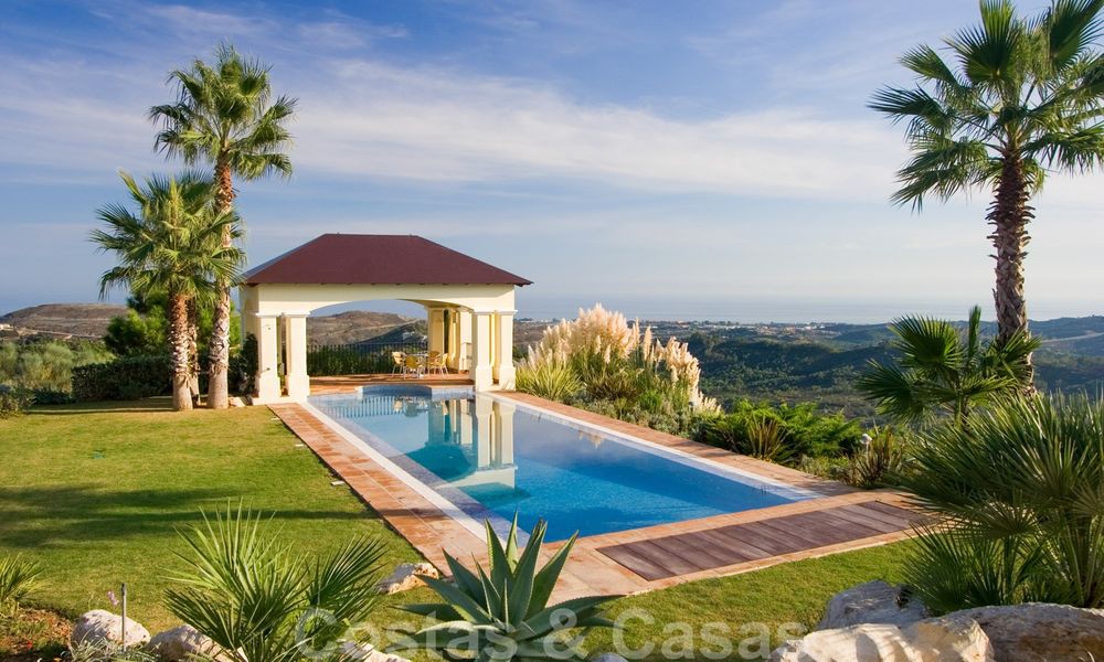 Exclusieve villa te koop, met zeezicht, in een gated resort in Marbella - Benahavis 22359