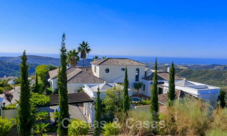 Exclusieve villa te koop, met zeezicht, in een gated resort in Marbella - Benahavis 22382