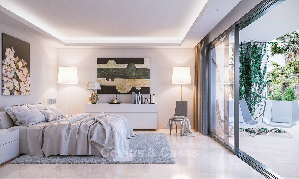 7 nieuwe modern-eigentijdse villa's te koop in een exclusieve urbanisatie, aan de Golden Mile, Marbella 4849