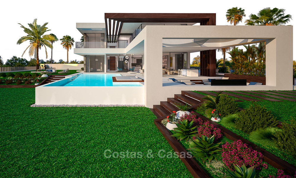 Laatste villa! Prachtige, moderne luxe villa's met zeezicht, te koop in een nieuw complex tussen Marbella en Estepona 4330