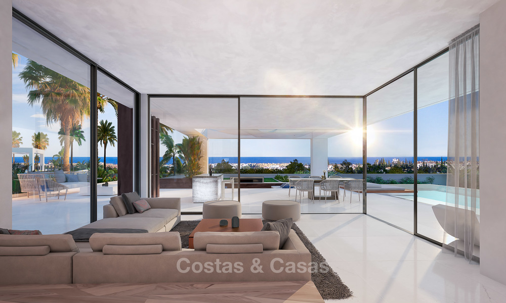 Laatste villa! Prachtige, moderne luxe villa's met zeezicht, te koop in een nieuw complex tussen Marbella en Estepona 4334