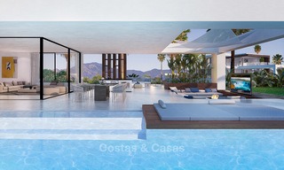 Laatste villa! Prachtige, moderne luxe villa's met zeezicht, te koop in een nieuw complex tussen Marbella en Estepona 4335 