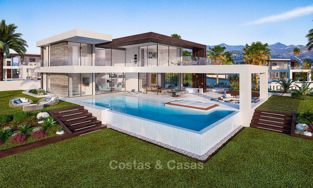 Laatste villa! Prachtige, moderne luxe villa's met zeezicht, te koop in een nieuw complex tussen Marbella en Estepona 4336