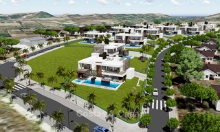 Exclusieve moderne villa's met zeezicht te koop aan de New Golden Mile, tussen Marbella en Estepona 4438 