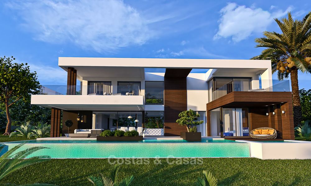 Exclusieve moderne villa's met zeezicht te koop aan de New Golden Mile, tussen Marbella en Estepona 4446