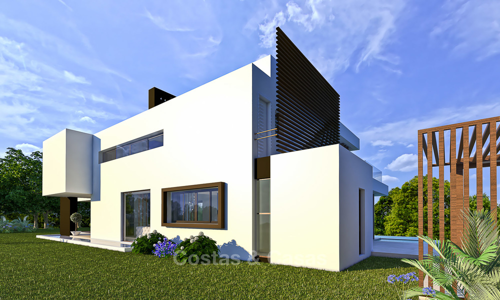 Exclusieve moderne villa's met zeezicht te koop aan de New Golden Mile, tussen Marbella en Estepona 4447