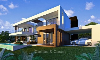 Exclusieve moderne villa's met zeezicht te koop aan de New Golden Mile, tussen Marbella en Estepona 4449 