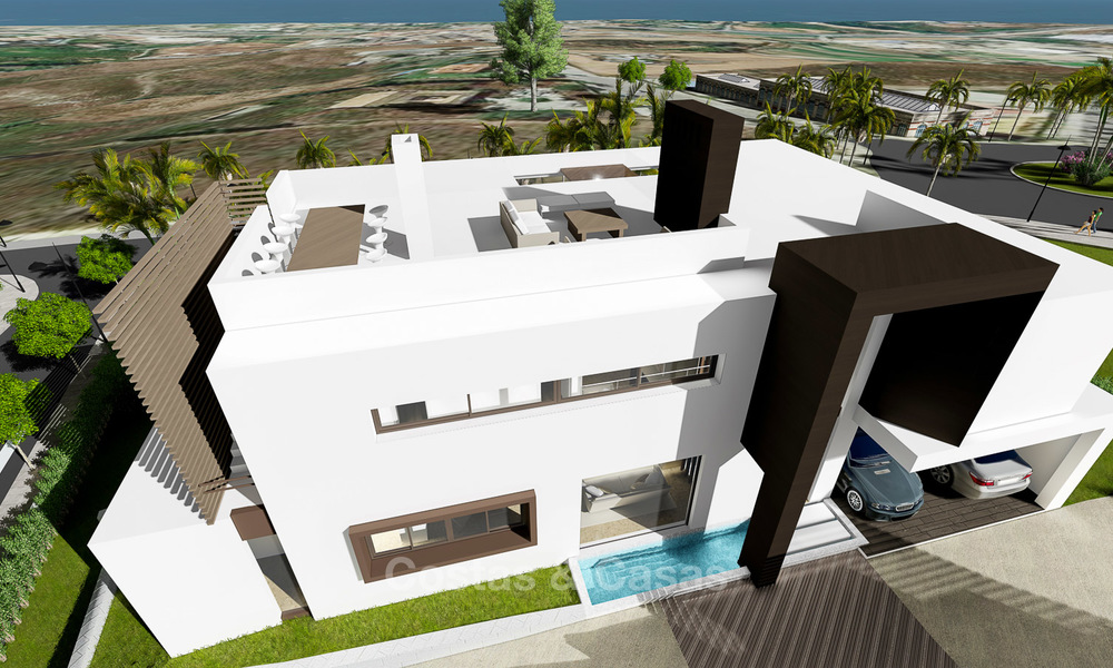 Exclusieve moderne villa's met zeezicht te koop aan de New Golden Mile, tussen Marbella en Estepona 4453