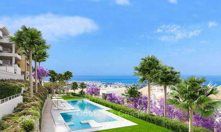Nieuwe moderne appartementen met een fantastisch uitzicht op zee te koop in Benalmadena, Costa del Sol 4518