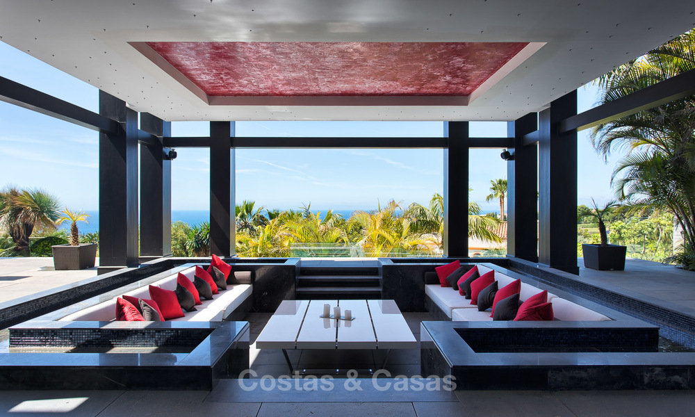 Zeer exclusieve en majestueuze moderne design villa met een prachtig uitzicht op zee te koop, Golden Mile, Marbella 4523