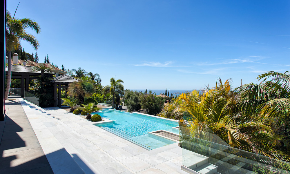 Zeer exclusieve en majestueuze moderne design villa met een prachtig uitzicht op zee te koop, Golden Mile, Marbella 4524