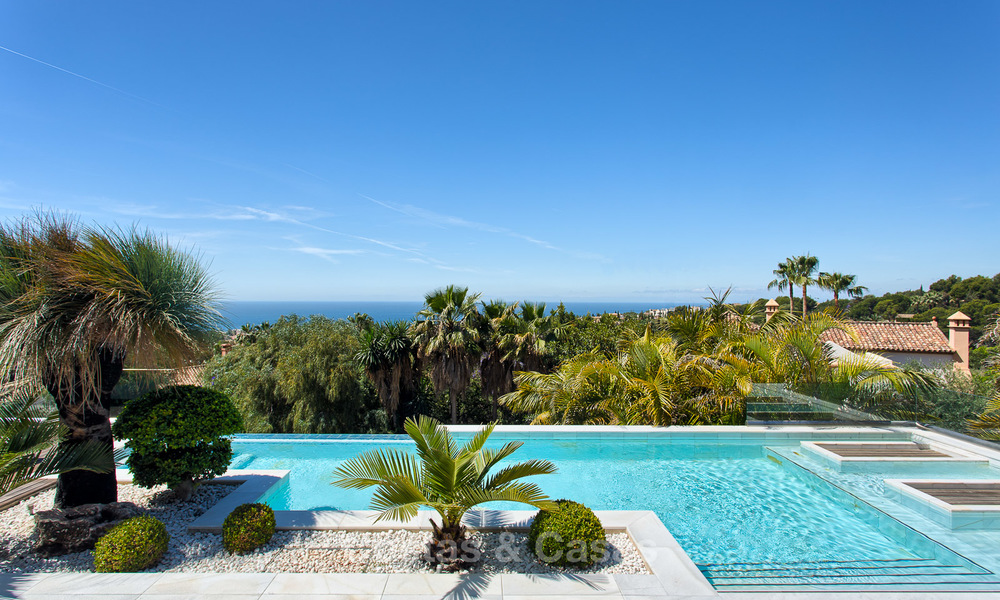 Zeer exclusieve en majestueuze moderne design villa met een prachtig uitzicht op zee te koop, Golden Mile, Marbella 4525