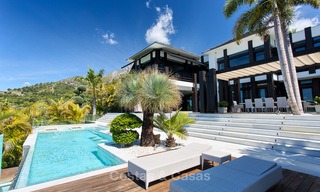 Zeer exclusieve en majestueuze moderne design villa met een prachtig uitzicht op zee te koop, Golden Mile, Marbella 4529 