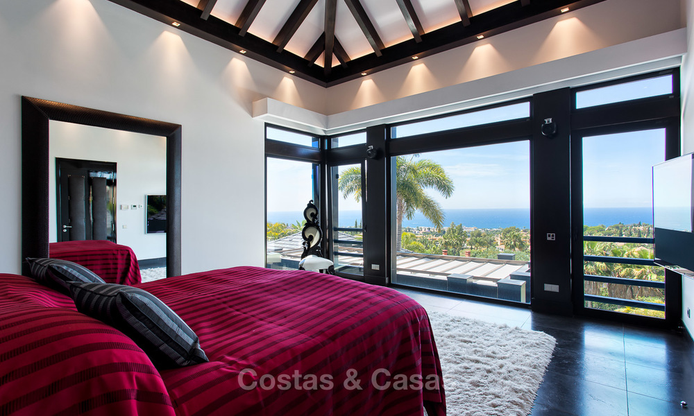 Zeer exclusieve en majestueuze moderne design villa met een prachtig uitzicht op zee te koop, Golden Mile, Marbella 4539
