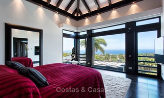 Zeer exclusieve en majestueuze moderne design villa met een prachtig uitzicht op zee te koop, Golden Mile, Marbella 4539 