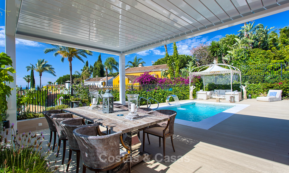 High-end klassieke stijl luxe villa met uitzicht op zee te koop op de Golden Mile, Marbella 4586