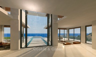 Luxueuze moderne villa met panoramisch zeezicht te koop in Benahavis, Marbella 4720 