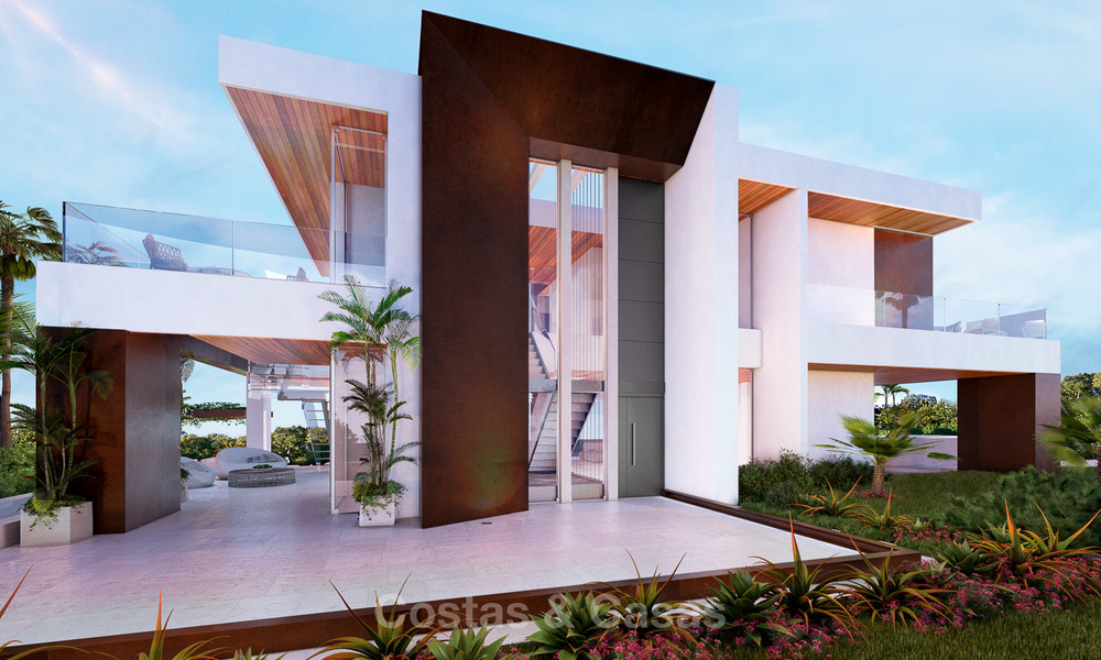 Twee nieuwbouw luxueuze, modern-eigentijdse villa’s te koop voor de prijs van één, Nueva Andalucia, Marbella 4728