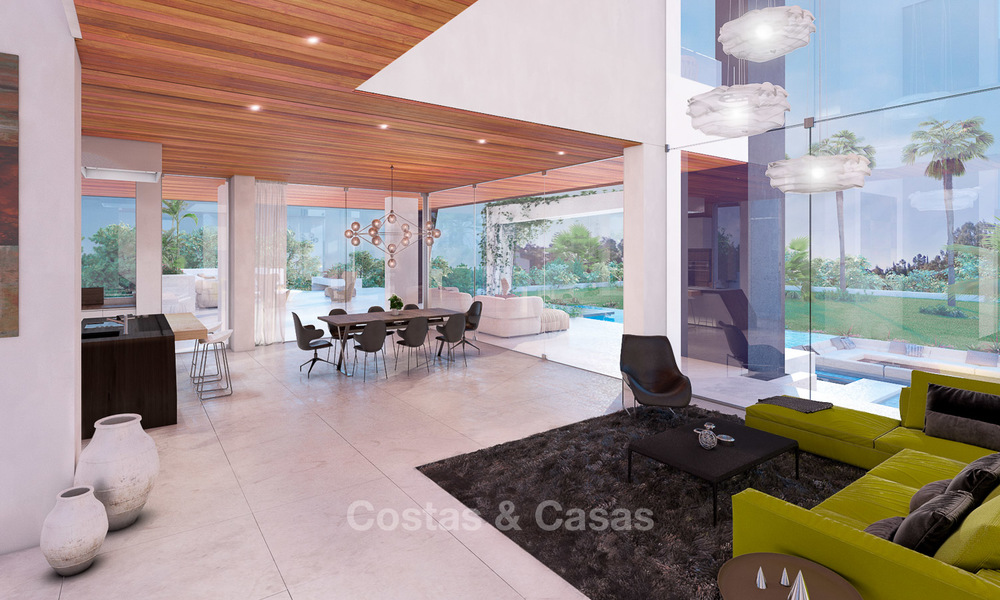 Twee nieuwbouw luxueuze, modern-eigentijdse villa’s te koop voor de prijs van één, Nueva Andalucia, Marbella 4732