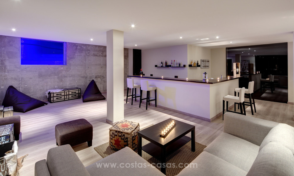 Spectaculaire moderne luxe villa met panoramisch zeezicht te koop, frontline golf, Benahavis - Marbella 4769