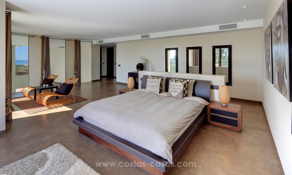 Spectaculaire moderne luxe villa met panoramisch zeezicht te koop, frontline golf, Benahavis - Marbella 4772