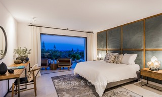 Gerenoveerde luxe villa in Andalusische stijl met zeezicht te koop, dichtbij strand, Elviria, Oost Marbella 4824 