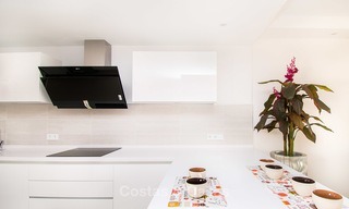 Stijlvol gerenoveerde schakelvilla´s te koop, Andalusische stijl, met uitzicht op zee, instapklaar, Benahavis, Marbella 5941 