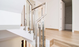 Stijlvol gerenoveerde schakelvilla´s te koop, Andalusische stijl, met uitzicht op zee, instapklaar, Benahavis, Marbella 5949 