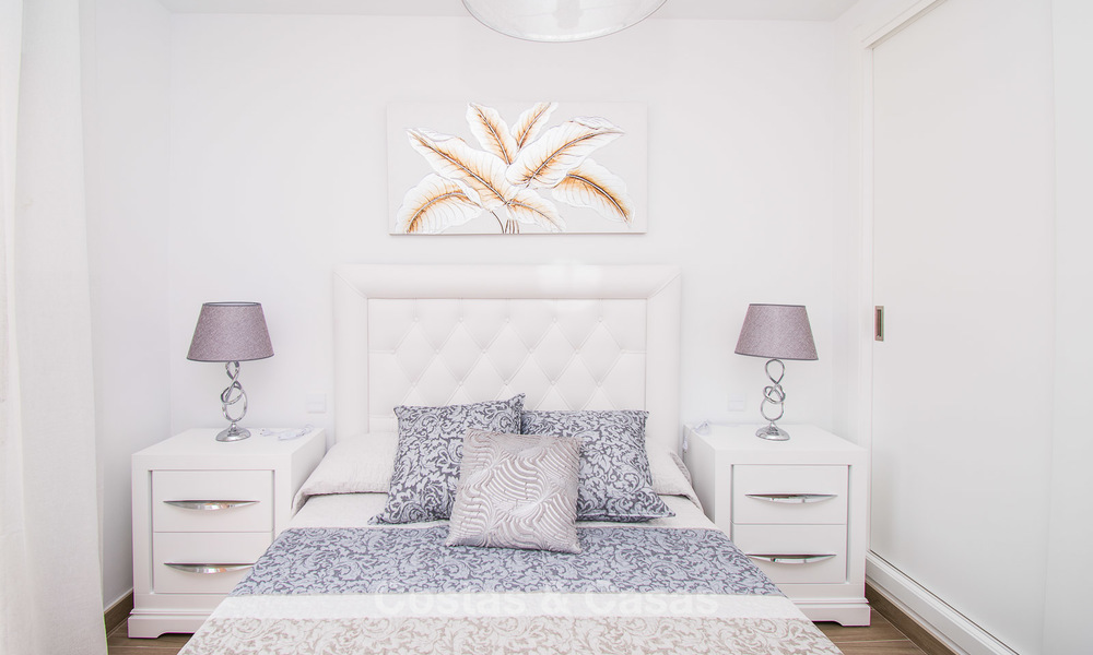 Stijlvol gerenoveerde schakelvilla´s te koop, Andalusische stijl, met uitzicht op zee, instapklaar, Benahavis, Marbella 5962