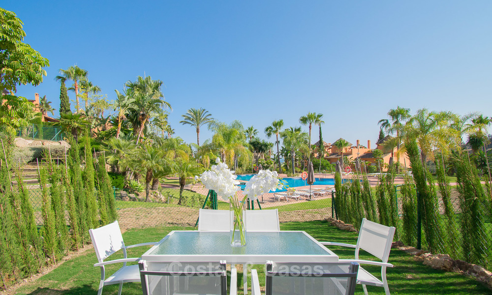 Stijlvol gerenoveerde schakelvilla´s te koop, Andalusische stijl, met uitzicht op zee, instapklaar, Benahavis, Marbella 5979