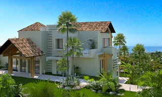 Moderne luxe appartementen te koop in een nieuwbouwproject met spectaculair zeezicht in Benahavis, Marbella 4844 