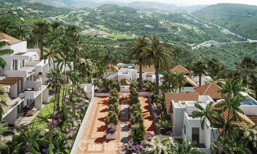 Moderne luxe appartementen te koop in een nieuwbouwproject met spectaculair zeezicht in Benahavis, Marbella 804263