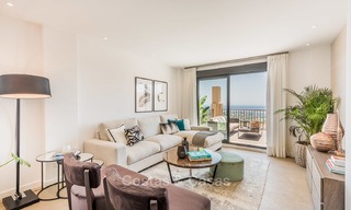 Nieuwe luxe appartementen in Andalusische stijl te koop, prachtig uitzicht op zee, Benahavis - Marbella 5082 