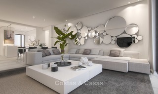 Moderne luxe appartementen te koop met onbelemmerd zeezicht, op korte rijafstand van het centrum van Marbella. 4866 