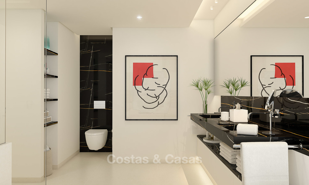 Modern-eigentijdse luxe appartementen met adembenemende zeezichten te koop, op korte rijafstand van het centrum van Marbella. 4943