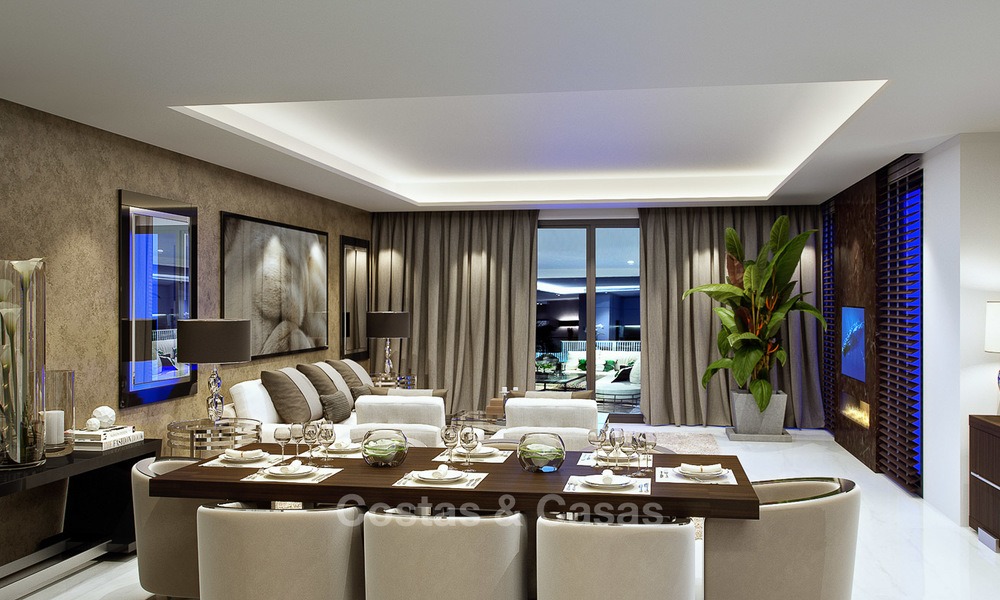 Moderne, avantgardistische luxe appartementen en penthouses te koop aan de Golden Mile, Marbella 4982