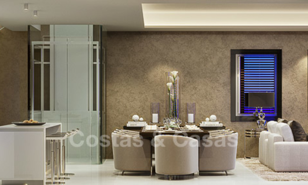 Moderne, avantgardistische luxe appartementen en penthouses te koop aan de Golden Mile, Marbella 4986