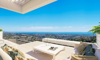 Exclusieve nieuwe luxe appartementen te koop, modern design en met uitzicht op zee, in Benahavis - Marbella 5089 